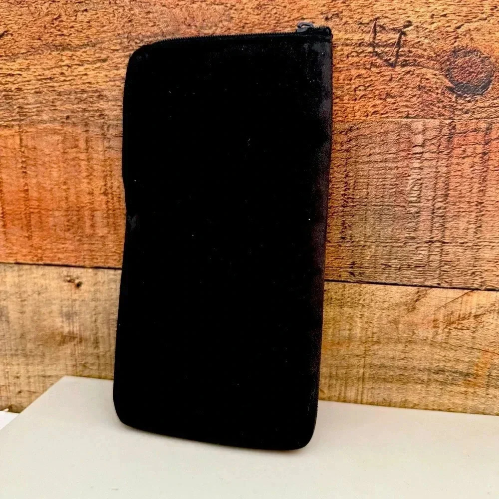 Celine Paris Black Suede Eyeglass Case - Picture 2 of 5